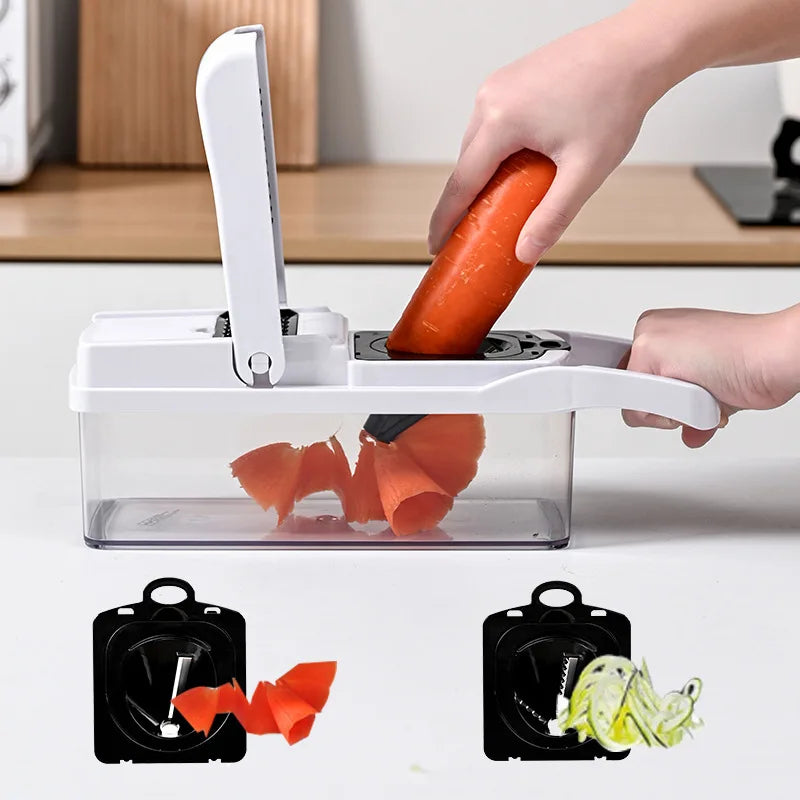 26 piece multifunctional vegetable slicer