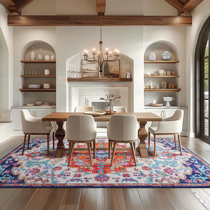 Vintage Floral Area Rug