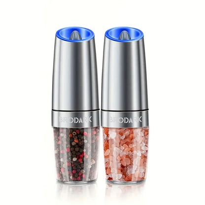 Electric Salt And Pepper Grinder Set