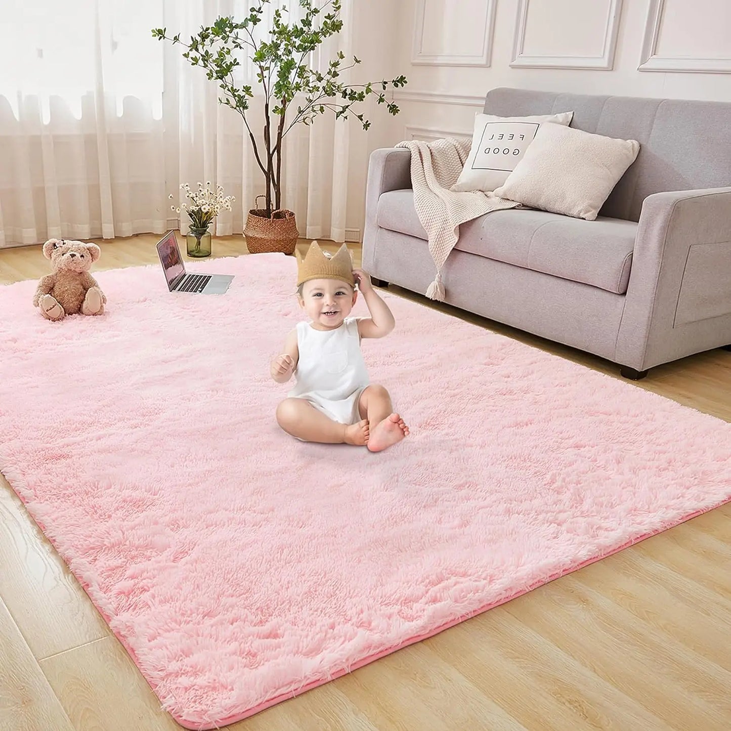 Tie-Dyed Area Rug