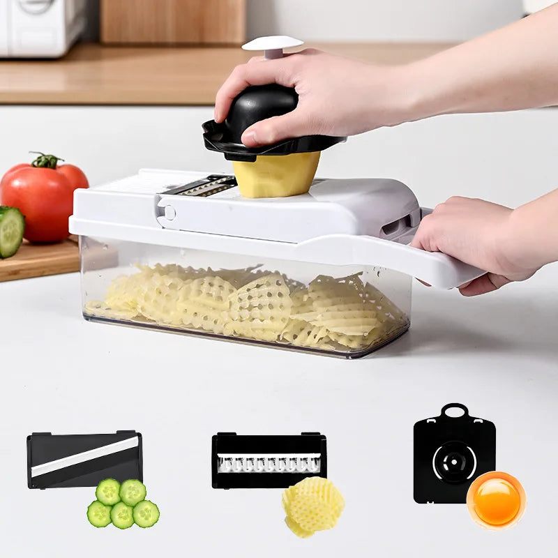 26 piece multifunctional vegetable slicer