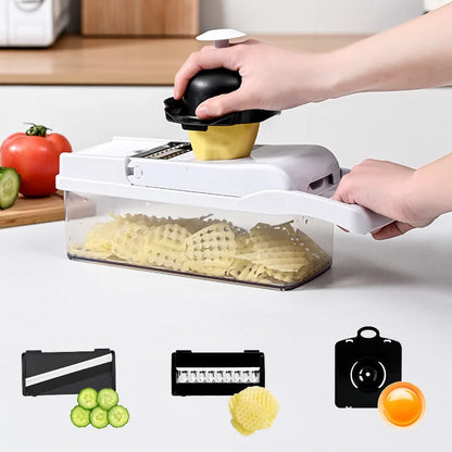 26 piece multifunctional vegetable slicer