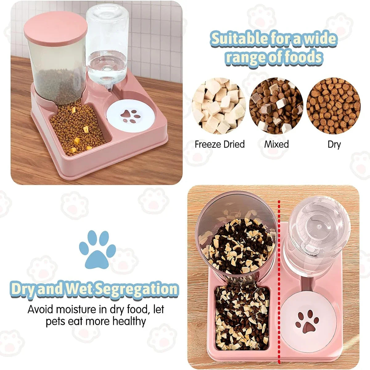 Automatic Pet Feeder Water Dispenser