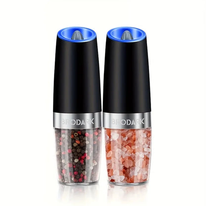 Electric Salt And Pepper Grinder Set