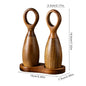 Solid Wooden Salt & Pepper Mill