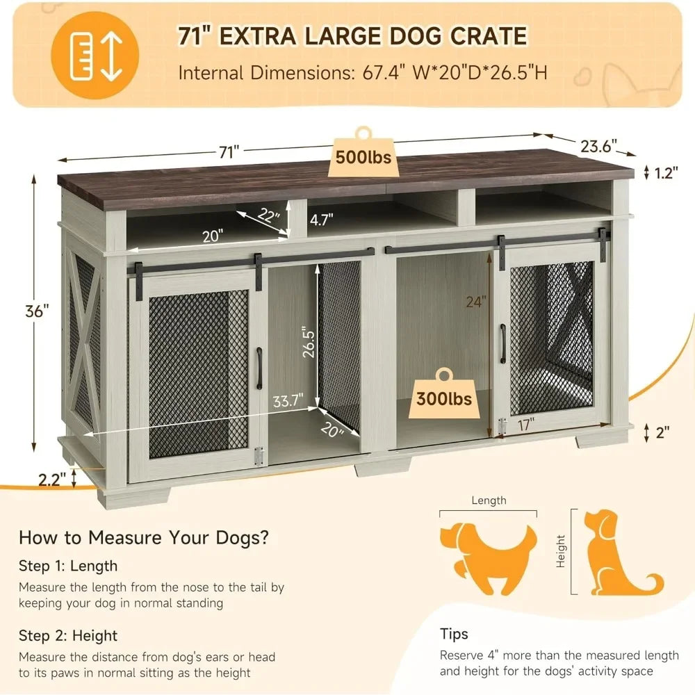 Heavy Duty Dog Kennel Sideboard