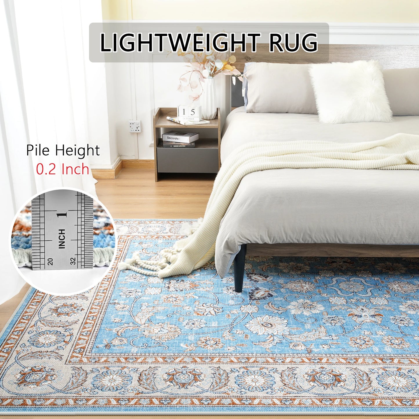 Large Modern Floral Rugs