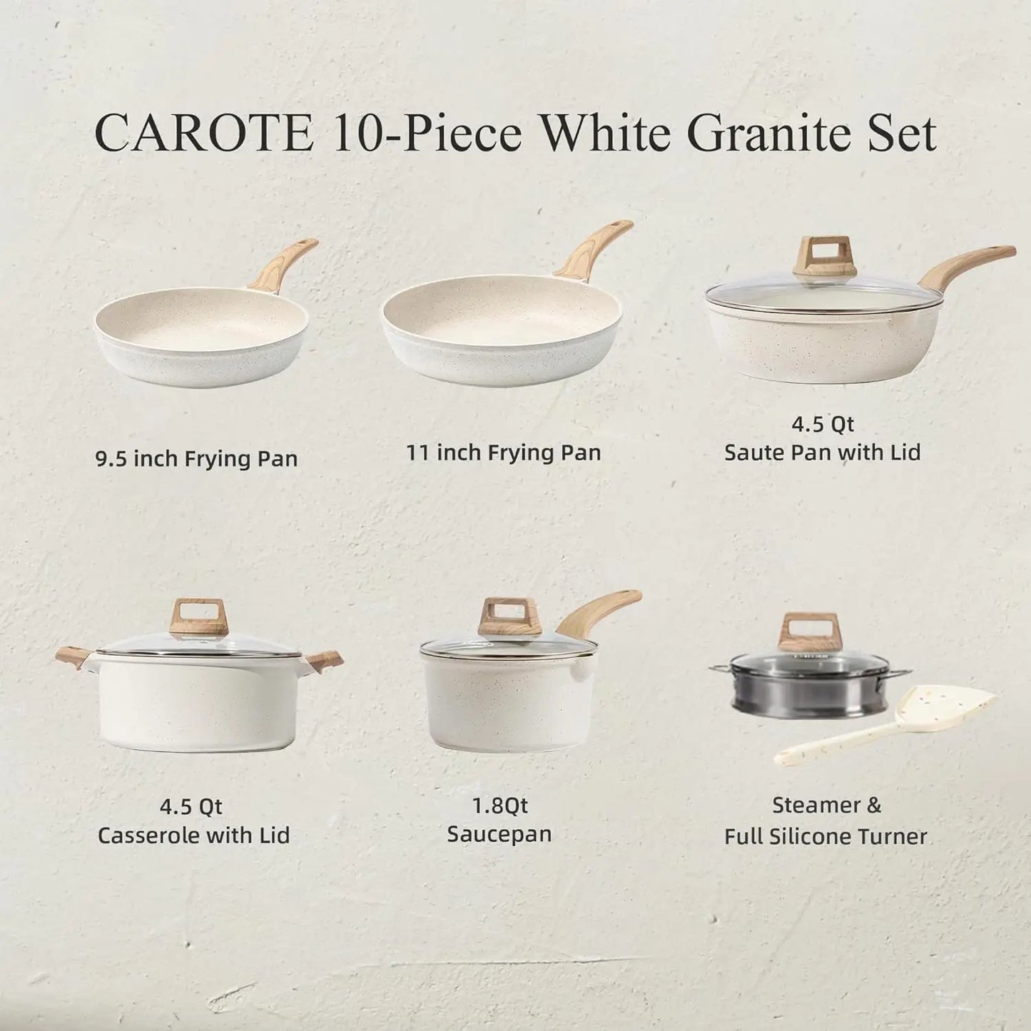 Induction Kitchen Cookware Set