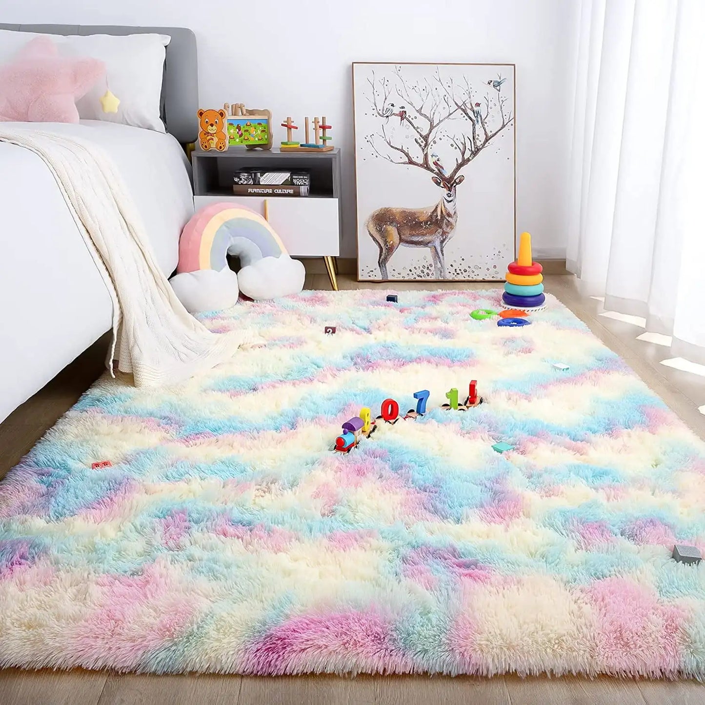 Tie Dye Velvet Rug