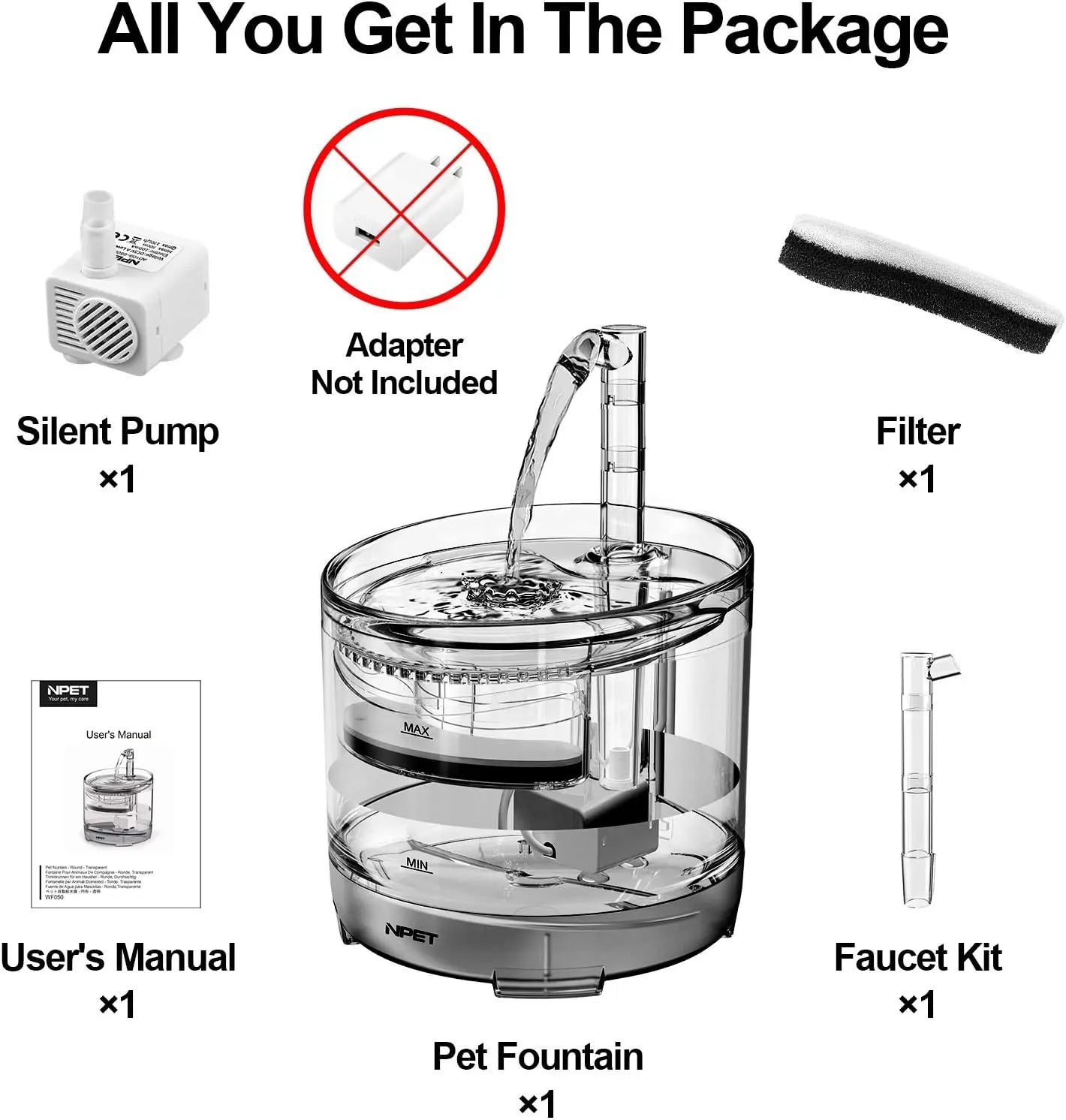 Pet Drinking Fountain