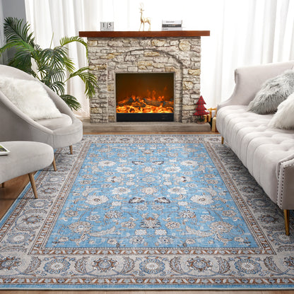 Large Modern Floral Rugs