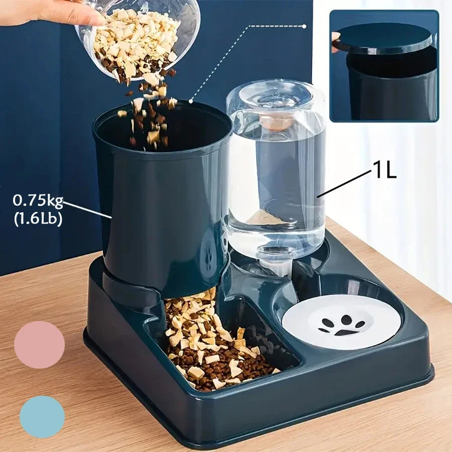 Automatic Pet Feeder Water Dispenser