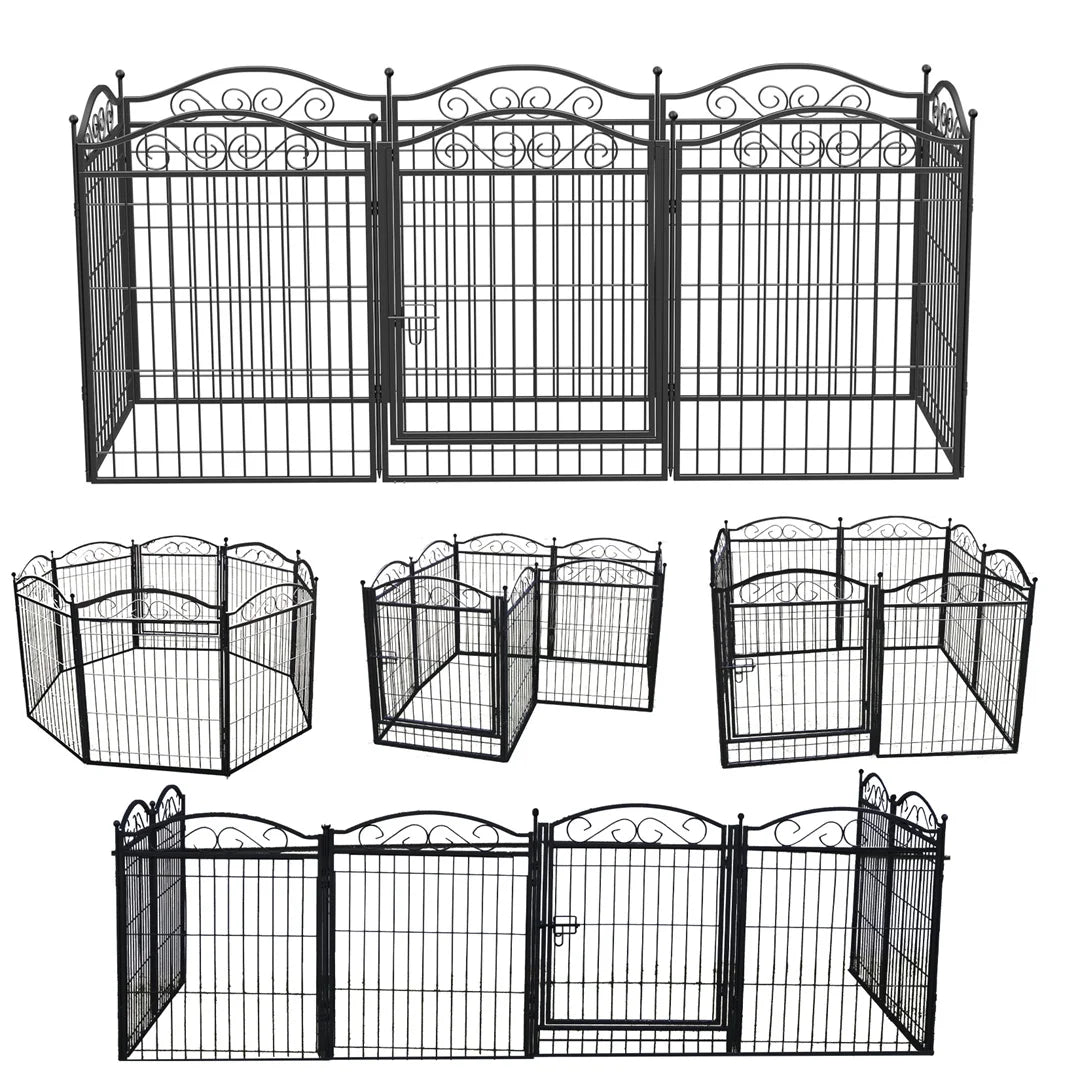 8 Panels Foldable Pet Playpen