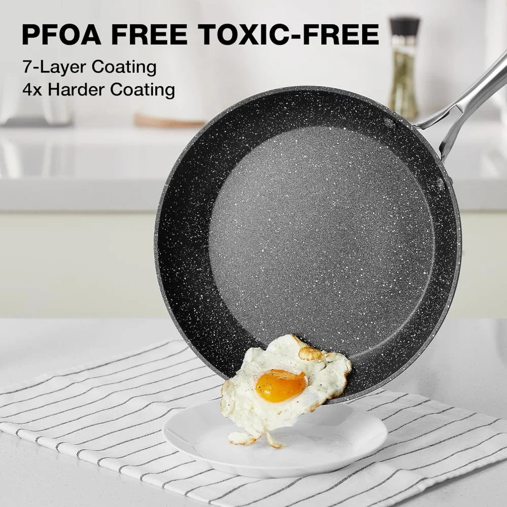Nonstick Frying Pan with Lid