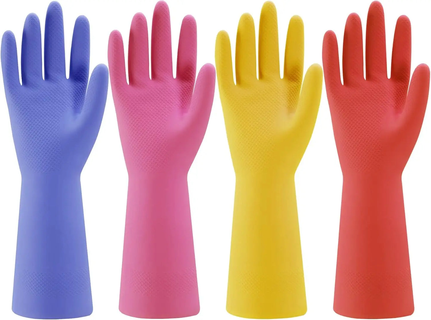 Rubber Kitchen Dishwashing Gloves