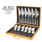 24pcs Stainless Steel Flatware