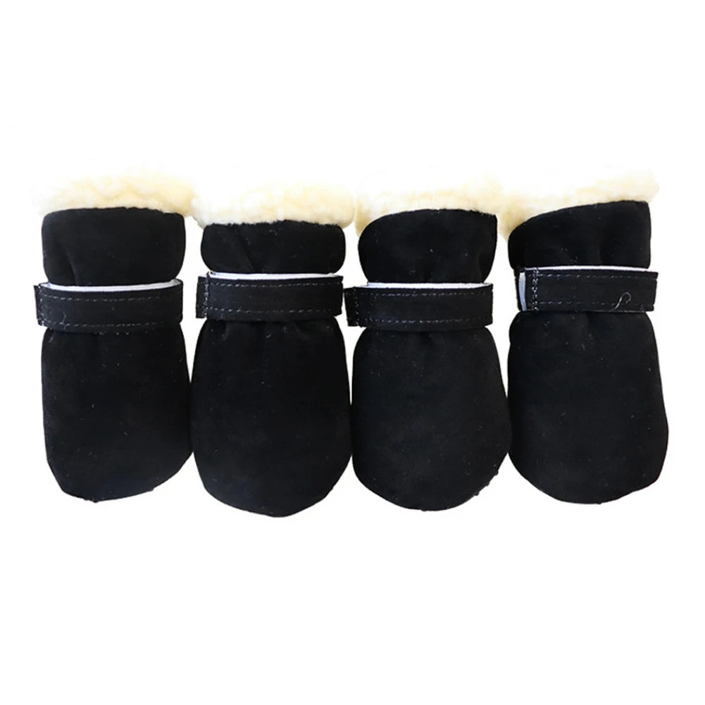 4Pcs Pet Dog Snow boots