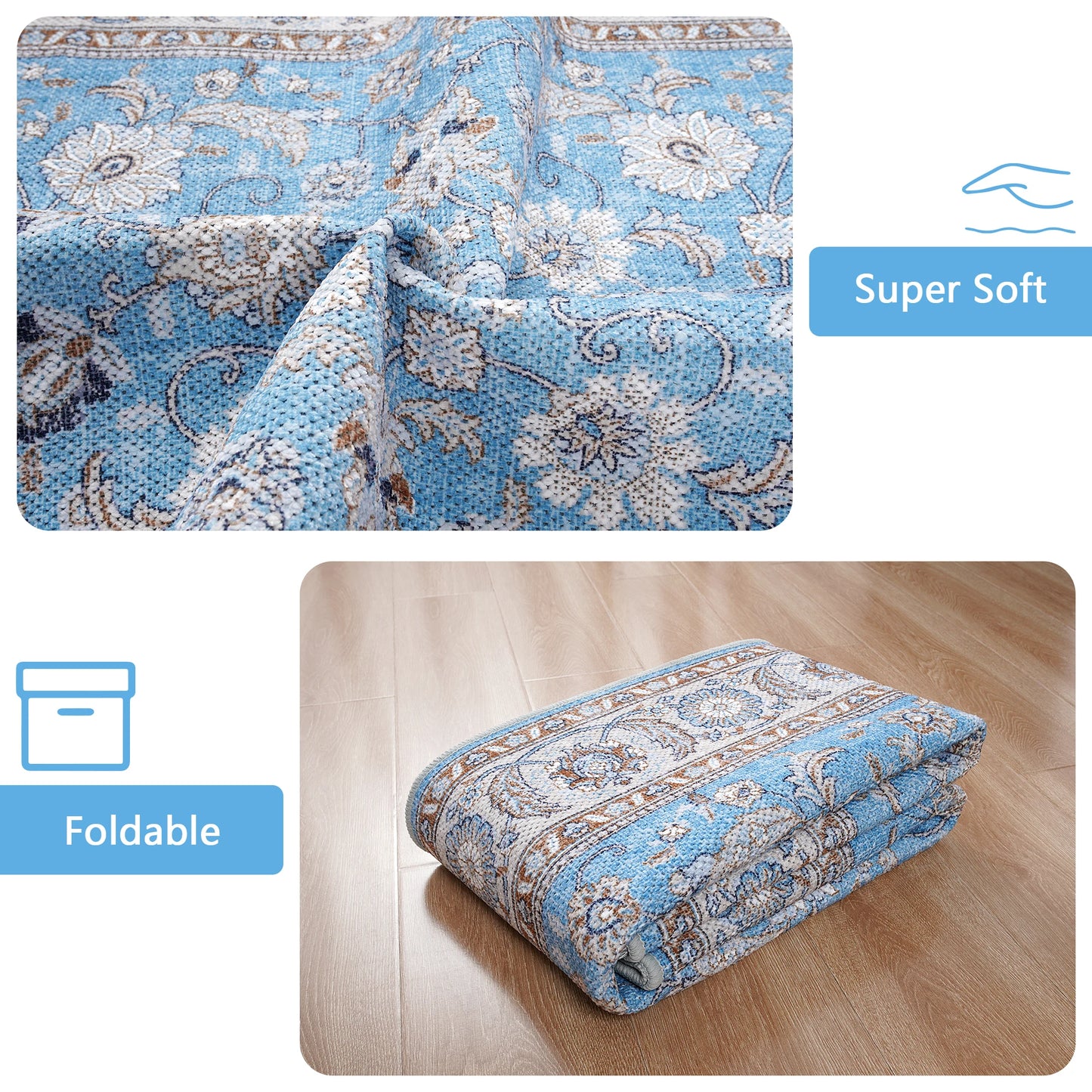 Large Modern Floral Rugs