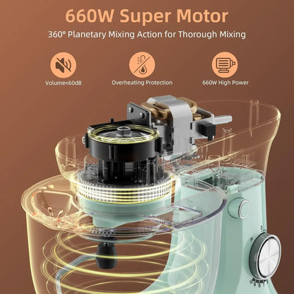 10 Speeds Tilt-Head Food Mixer