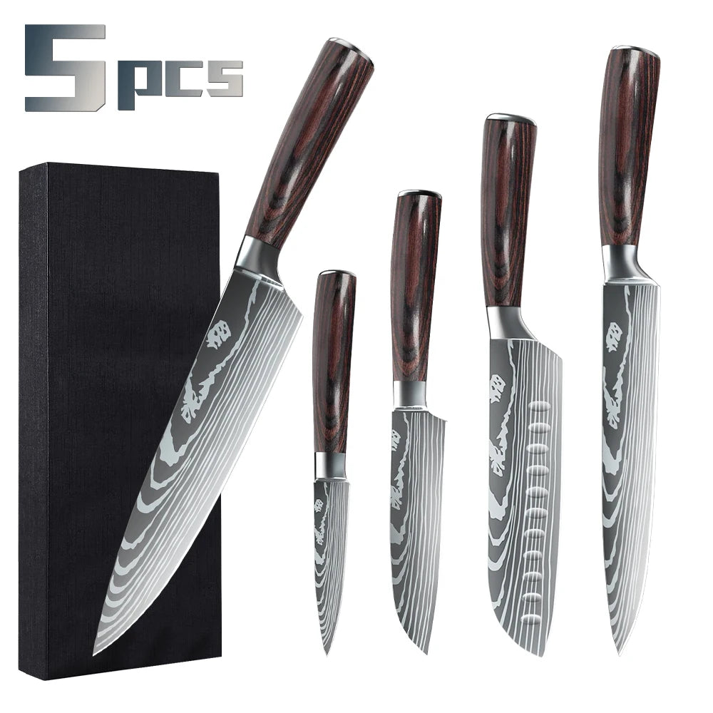 10PCS Chef knife Set