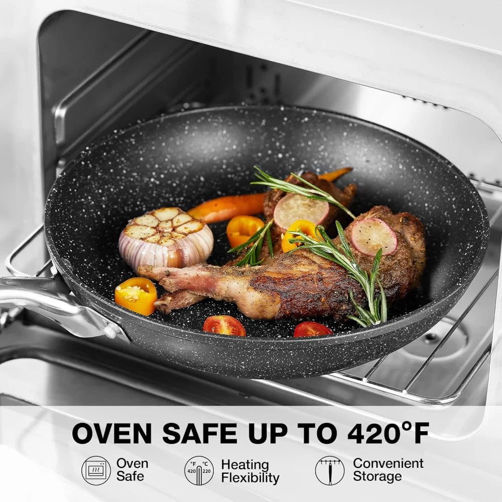 Nonstick Frying Pan with Lid